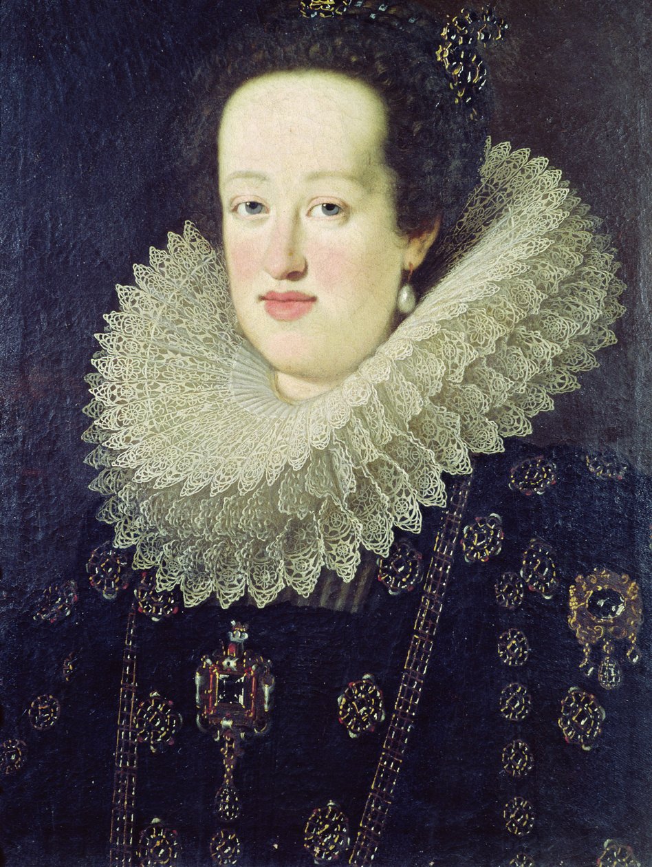 Portræt af Eleonora af Gonzaga Mantua (1598-1655) 1622-55 af Justus Sustermans