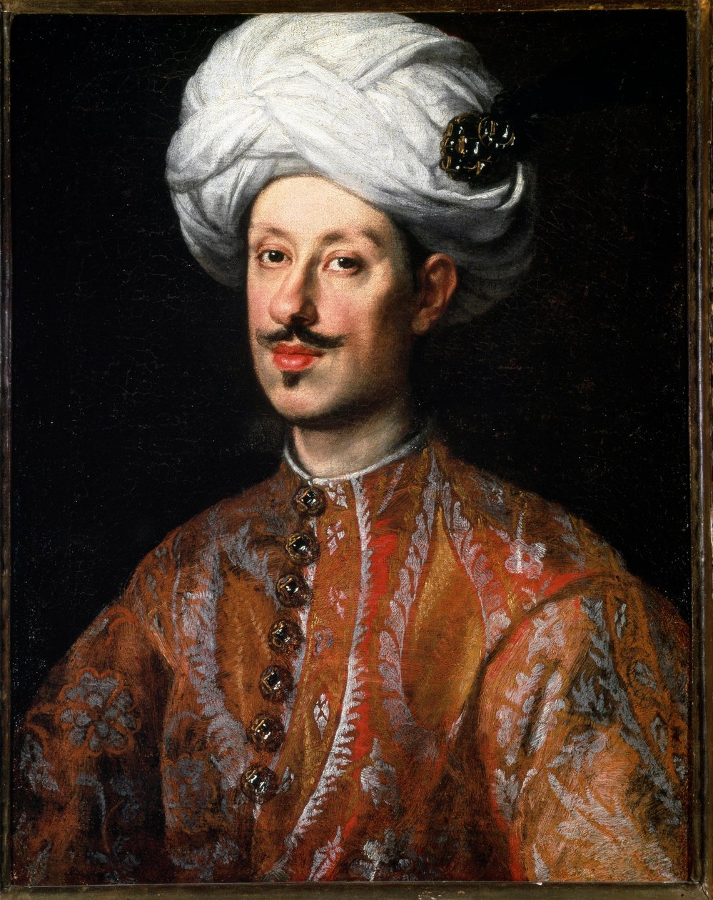 Portræt af Ferdinand II de Medici (Ferdinand II de Medicis) (1610-1670) i ​​orientalsk dragt Maleri af Justus Sustermans (1597-1681) Firenze fra 1600-tallet, Pitti Palace af Justus Sustermans