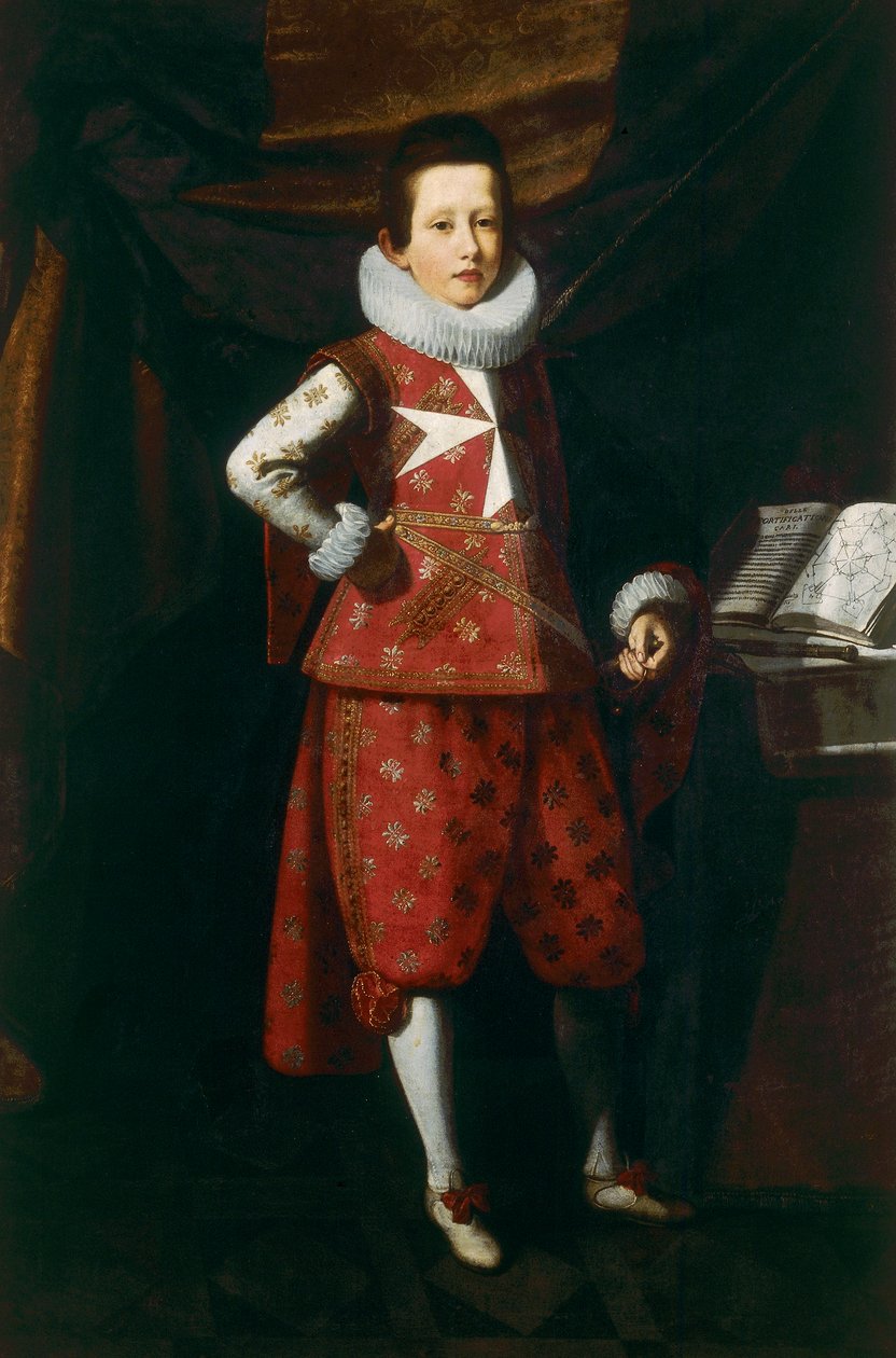 Portræt af Giovan Carlo deMedici i en alder af ti år af Justus Sustermans