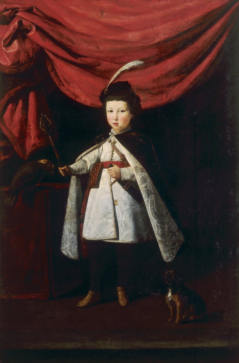 Portræt af Leopoldo deMedici i en alder af fire år af Justus Sustermans
