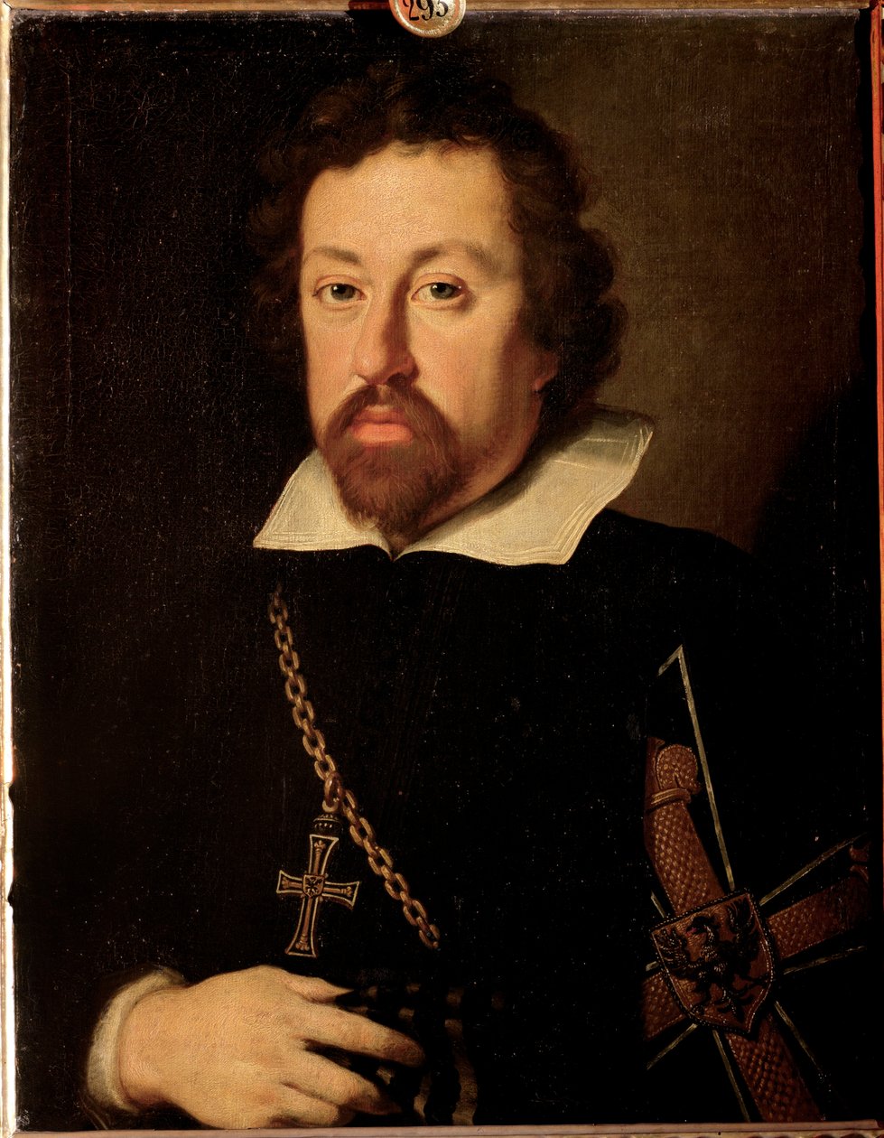 Portræt af Maximilian III af Østrig (Maximilian III af Habsburg, kendt som den tyske Mester (der Deutschmeister) (1558-1618) Maleri af Justus Sustermans (1597-1681) af Justus Sustermans