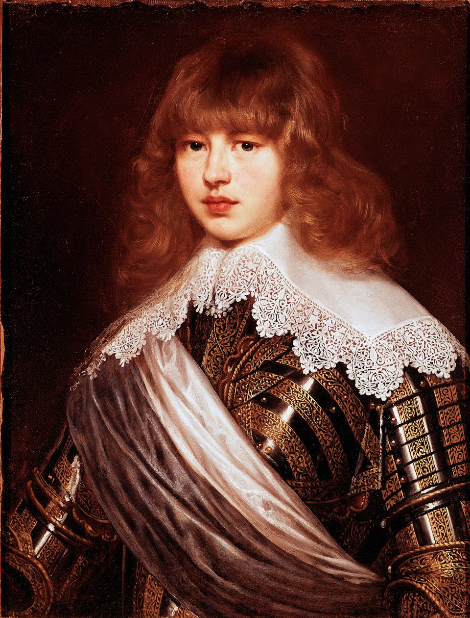 Portræt af Prins Valdemar Christian af Danmark Maleri af Justus Sustermans (1597-1681) Palazzo Pitti fra 1600-tallet, Firenze af Justus Sustermans