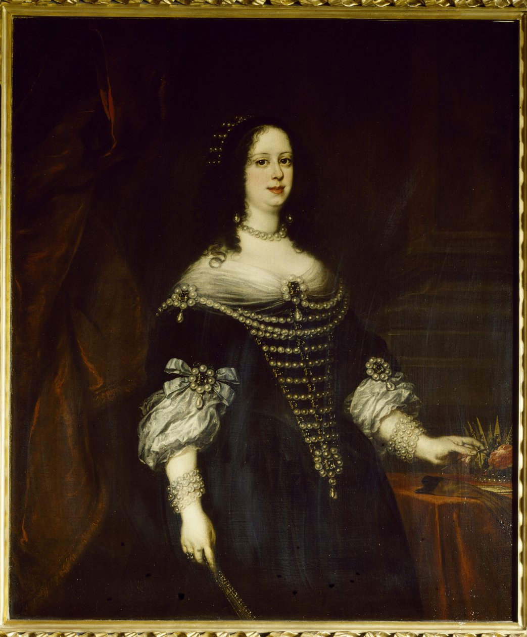 Portræt af Vittoria della Rovere (1622-1694), storhertuginde af Toscana, hustru til Ferdinand II de