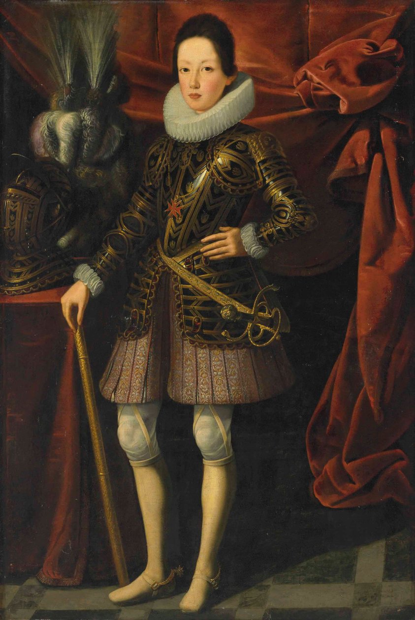 Portræt af den unge Ferdinand II de