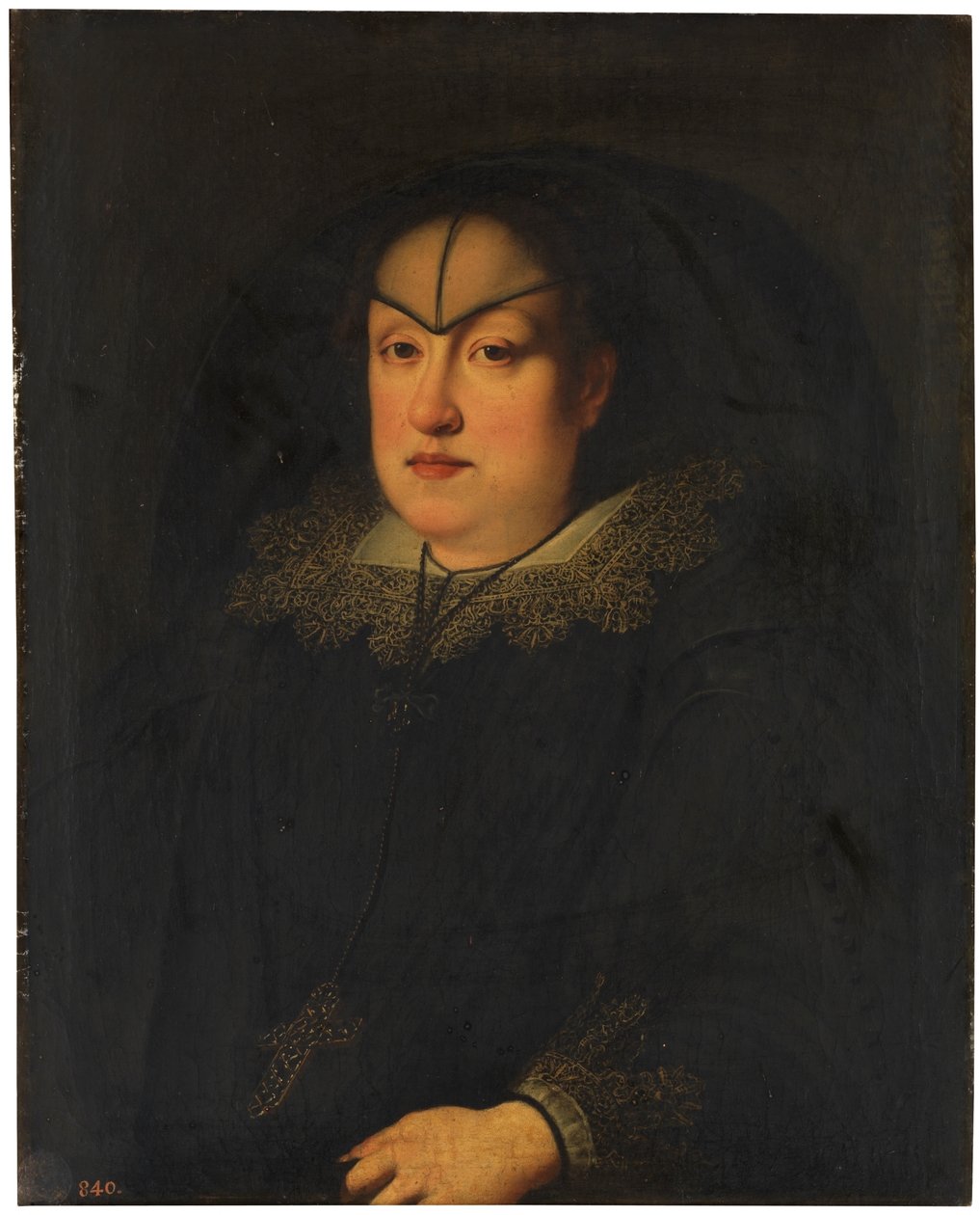 Spansk: María Magdalena de Austria-Estiria, gran duquesa de Toscana Portræt af Maria Maddalena af Østrig som enke af Justus Sustermans