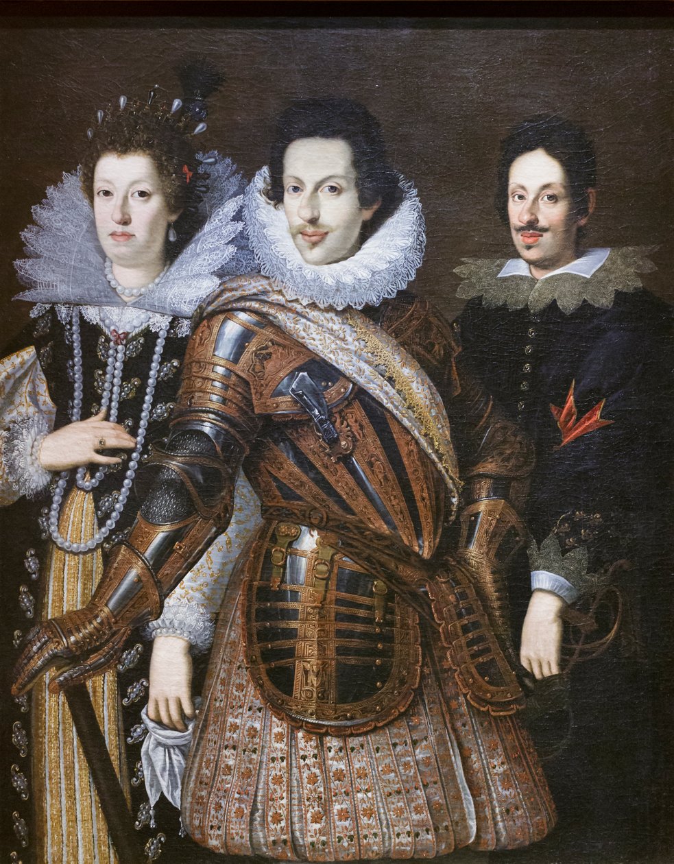 Cosimo II af Medici med sin kone Maria Magdalena af Østrig og hans søn Ferdinand II af Justus Suttermans