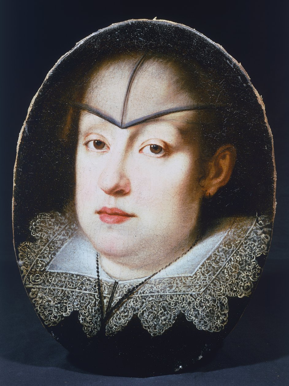 Portræt af ærkehertuginde Maria Maddalena af Østrig (1610-1670) (Graz af Justus Suttermans
