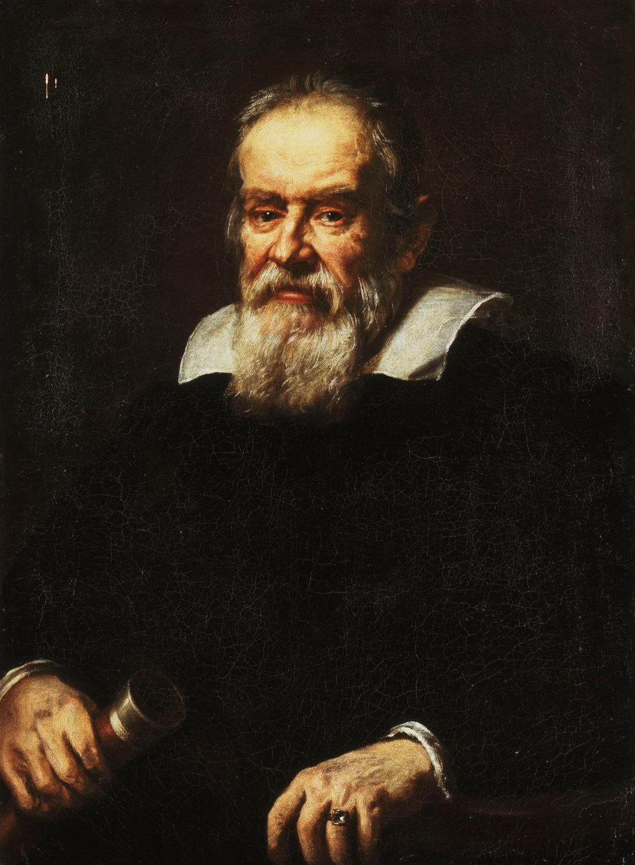 Portræt af Galileo Galilei af Justus Sustermans