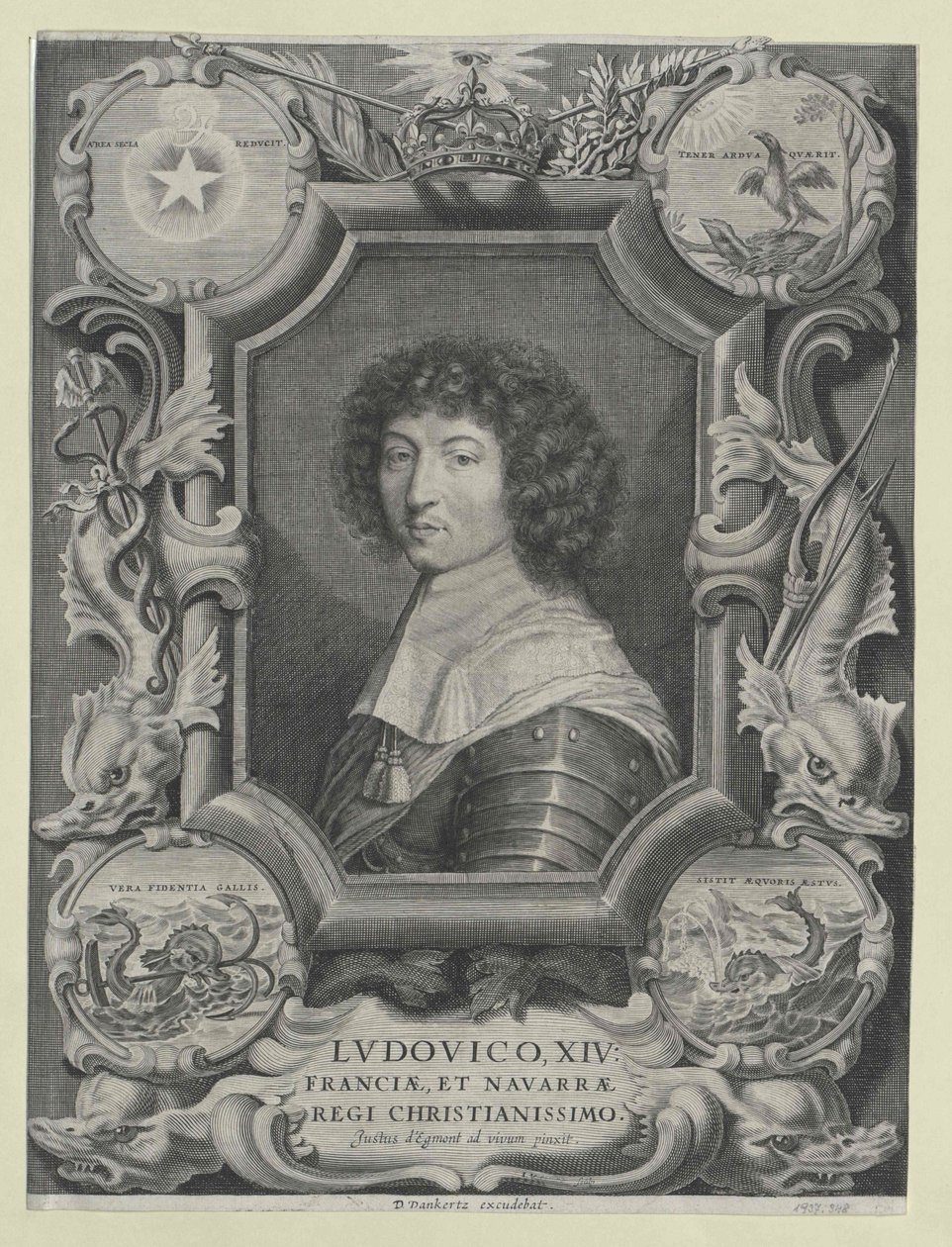 Kongen af Frankrig Louis XIV af Justus van Egmont