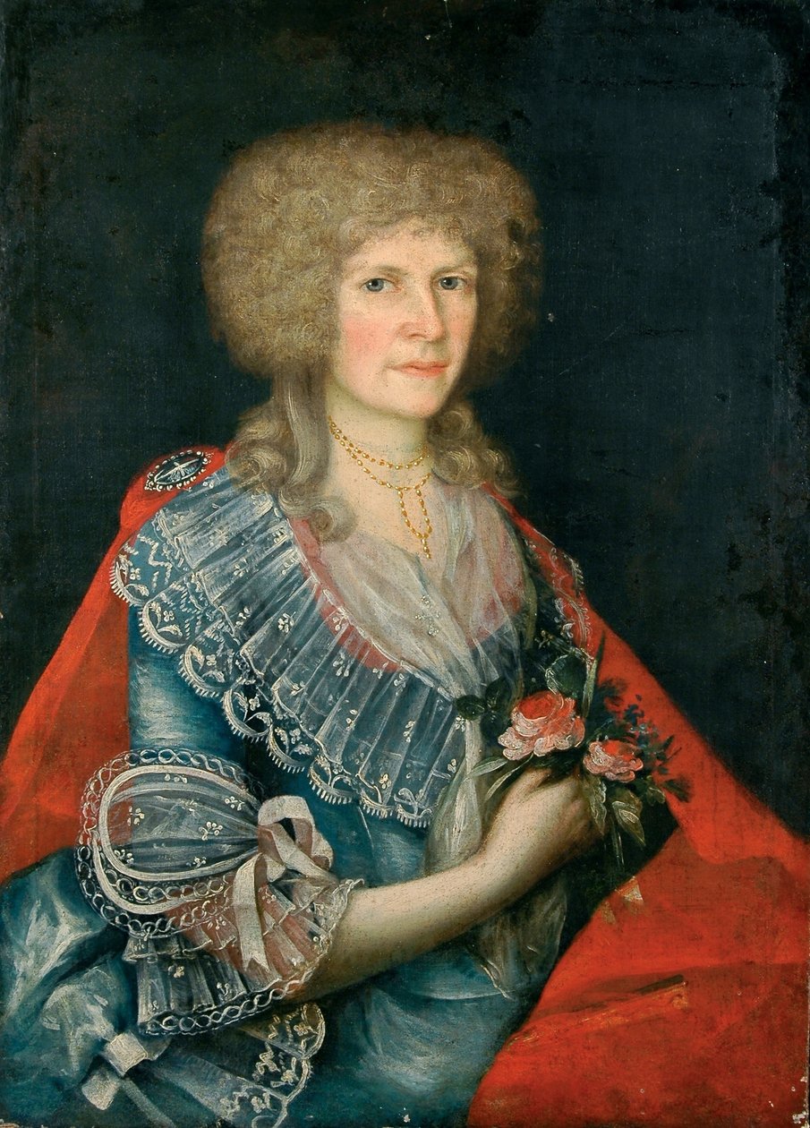 Faworski - Portræt af Teresa Garbowska, født Krosnowska 1789 af Jozef Faworski