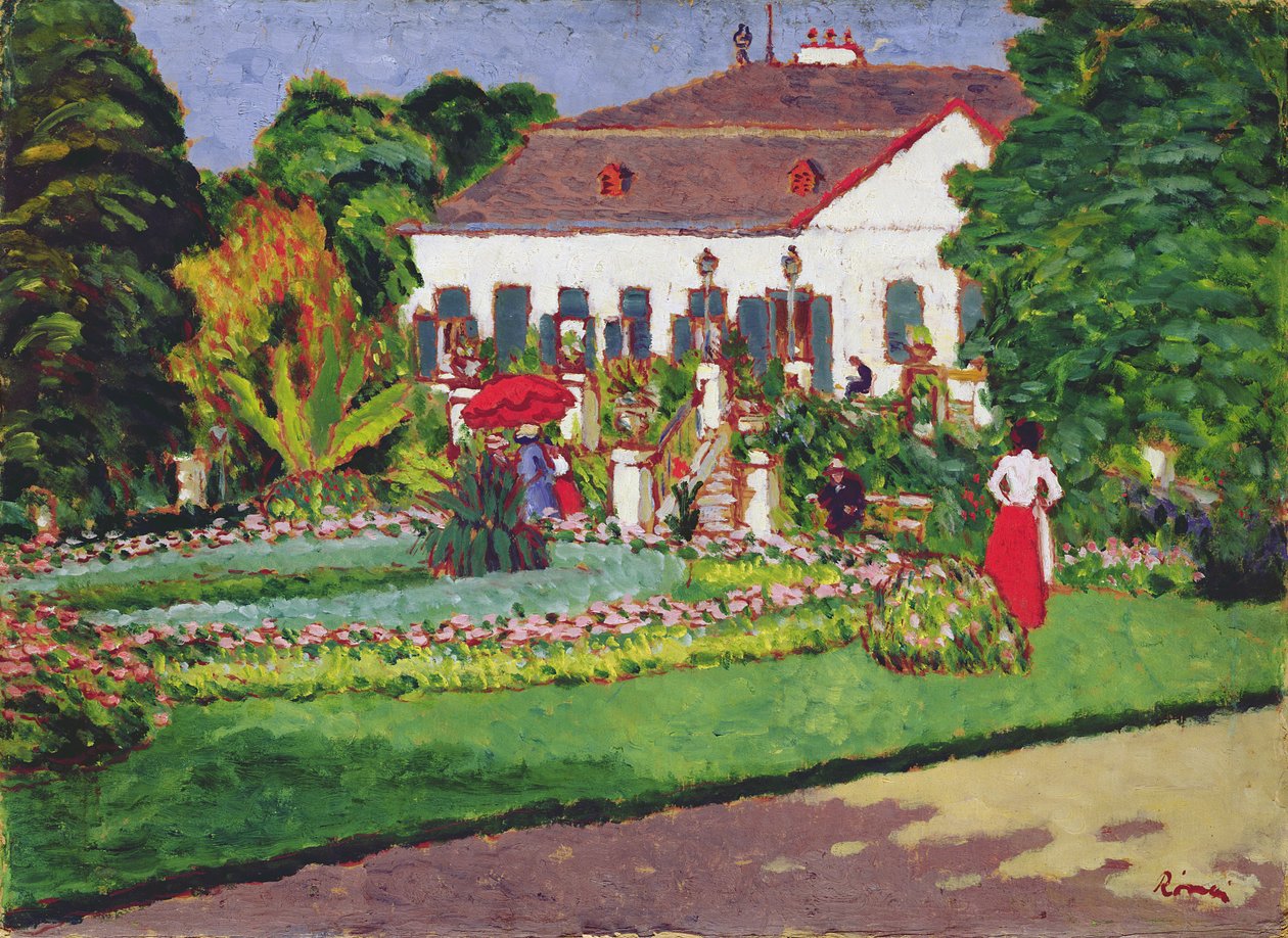 Herregård i Kertvelyes, 1907 af József Rippl Rónai