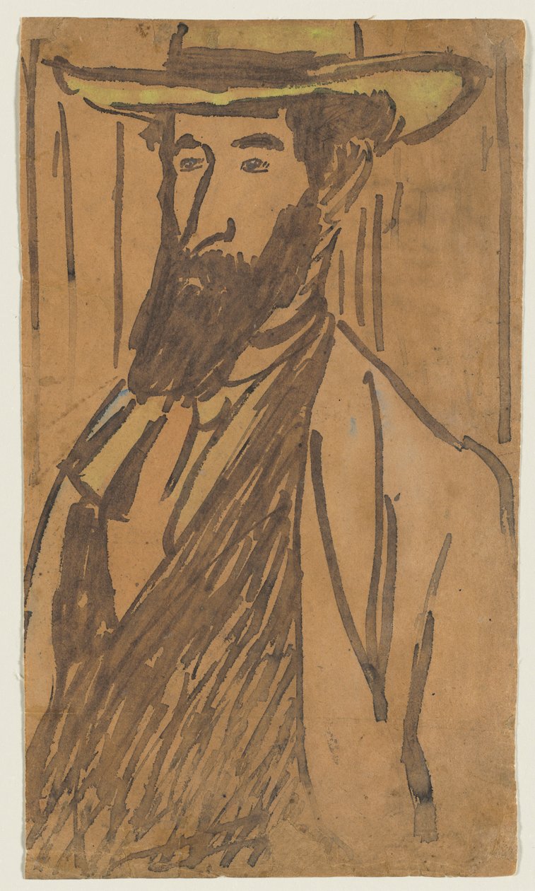 Portræt af Aristide Maillol, ca. 1890. af József Rippl Rónai