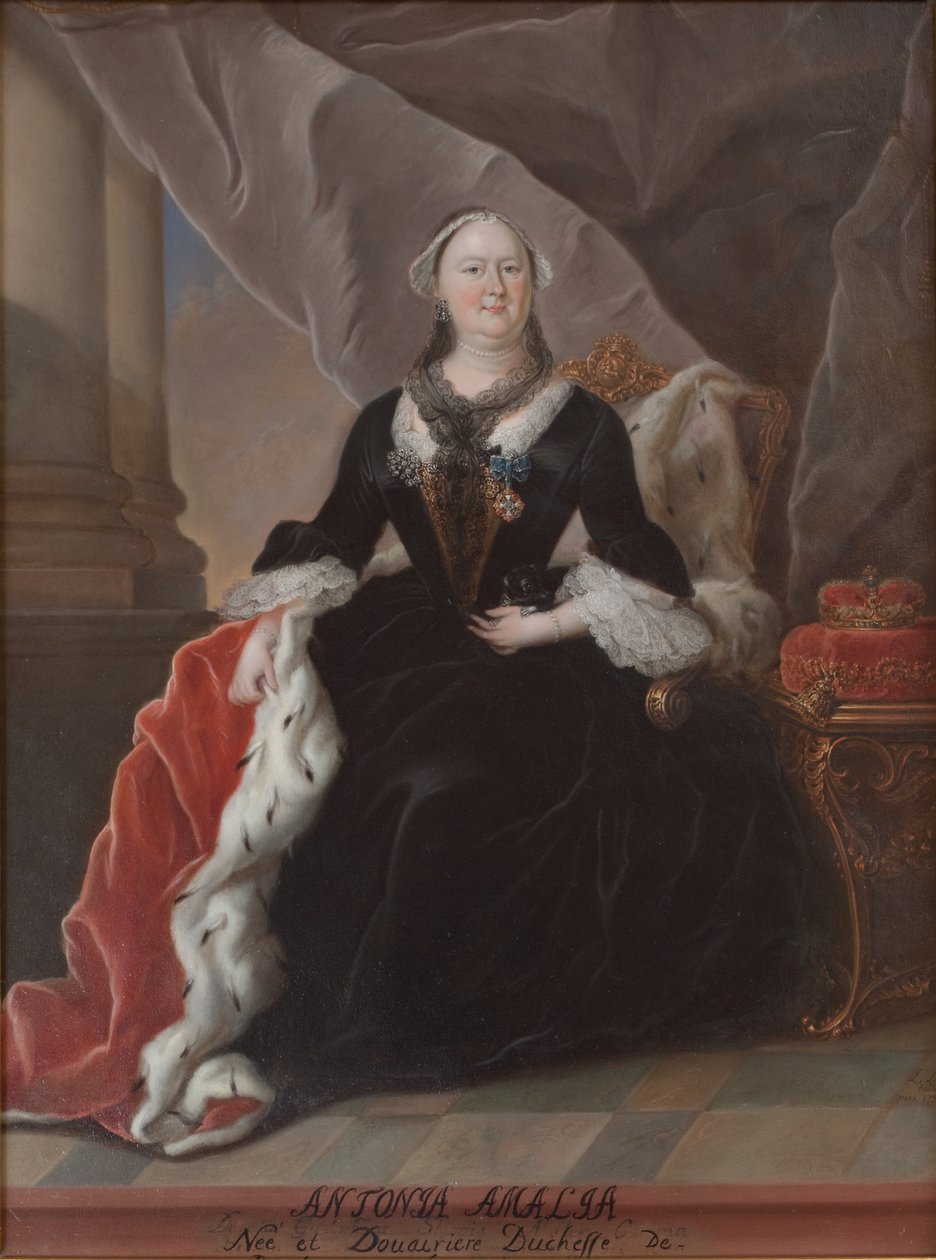 Antonia Amalia. Hertuginde af Brunswick og Lüneburg. Født 22. april 1696 af KMS Stroe 16 H Ubekendt