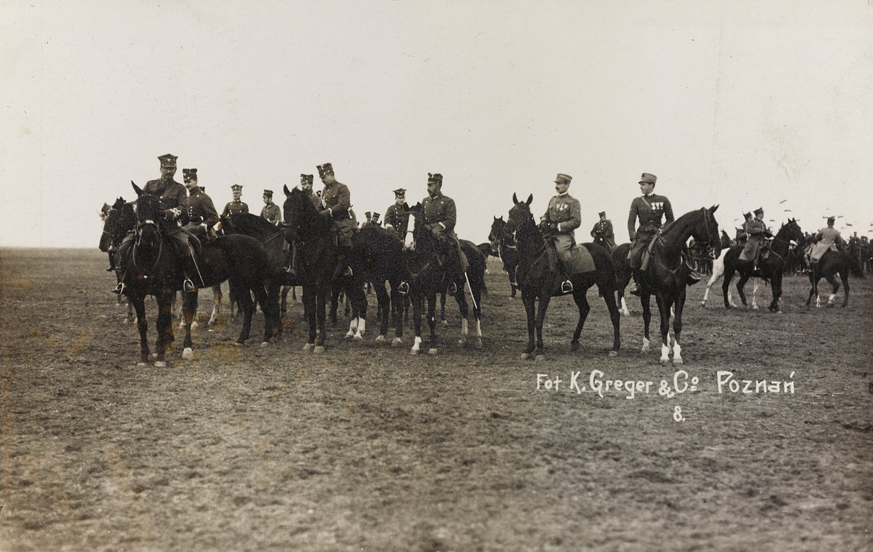 Album Jack Bosio - War Campaign 1917-1920: Militær mission i Polen (Warszawa - Posen) marts-april 1919, et hestebatteri i Posen (Poznan), 03-041919 af K. Greger