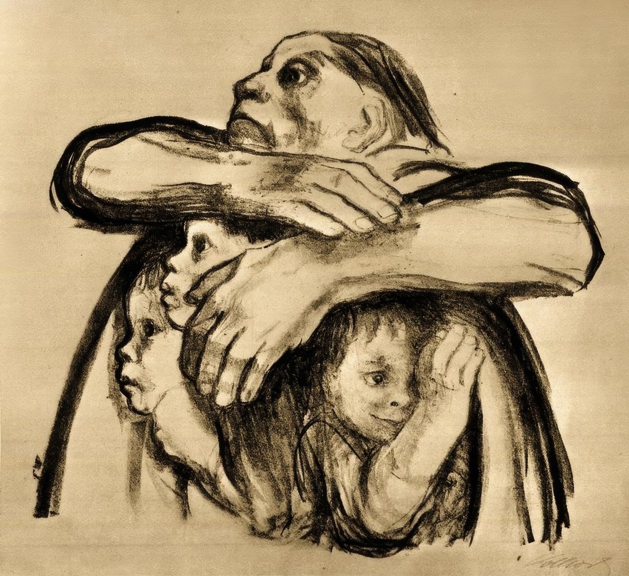 Frø skal ikke males af Käthe Kollwitz