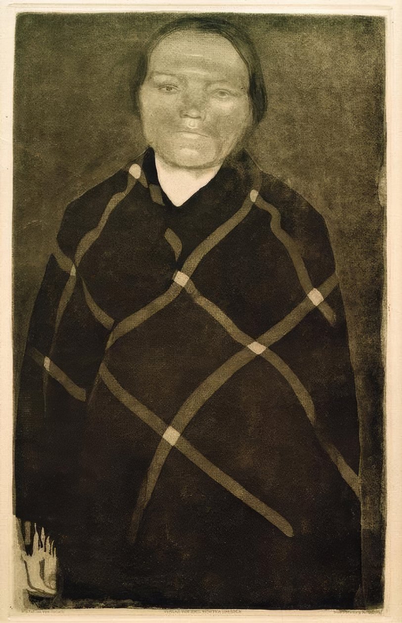 Gravid kvinde af Käthe Kollwitz