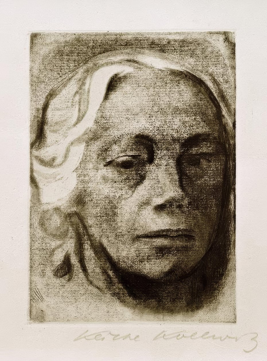 Selvportræt af Käthe Kollwitz