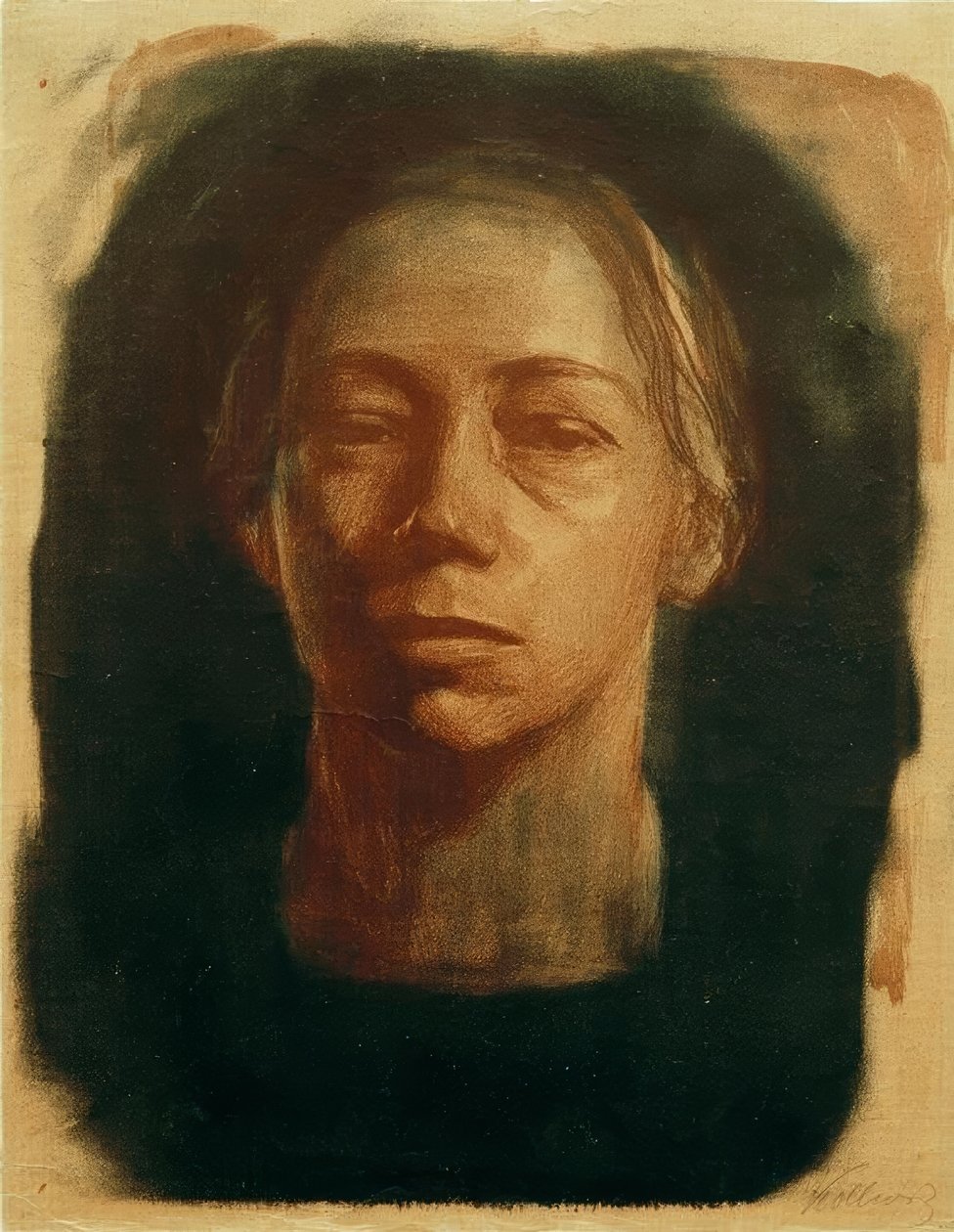 Selvværd og ansigt af Käthe Kollwitz