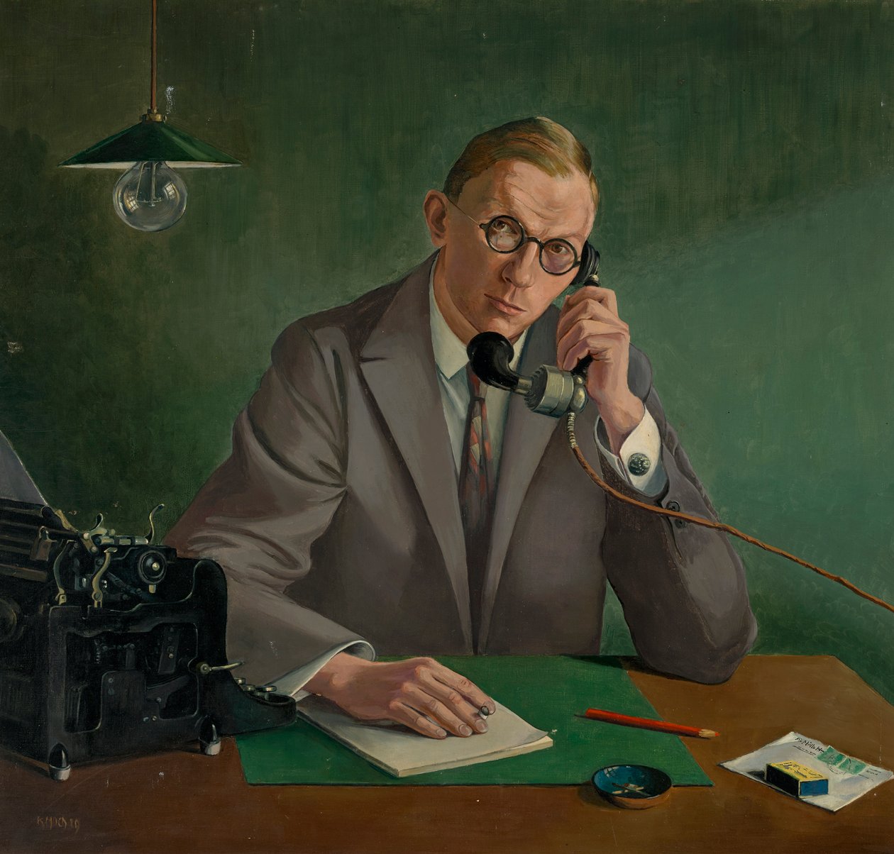 portræt dr E. Müller-Kamp af Käthe Hoch