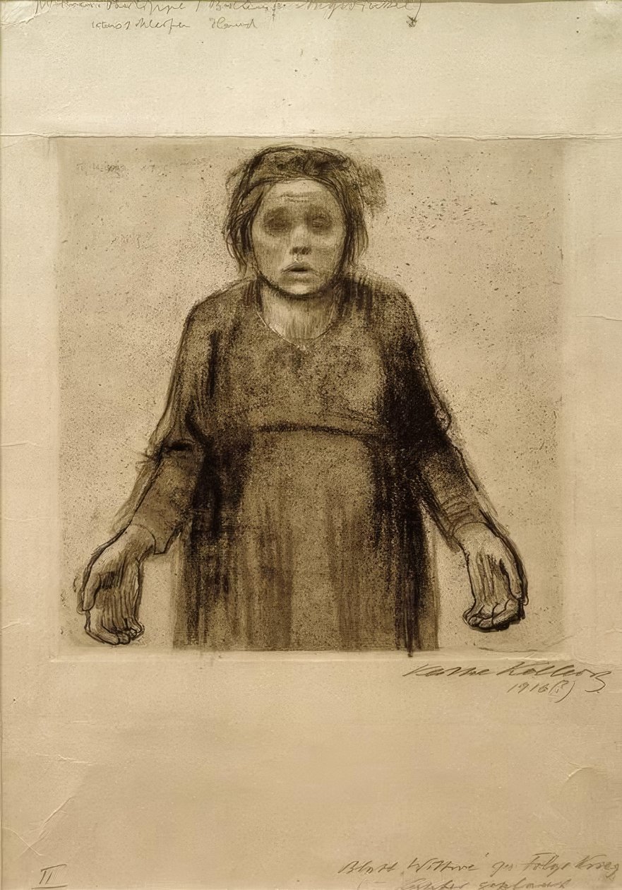 Enken af Käthe Kollwitz