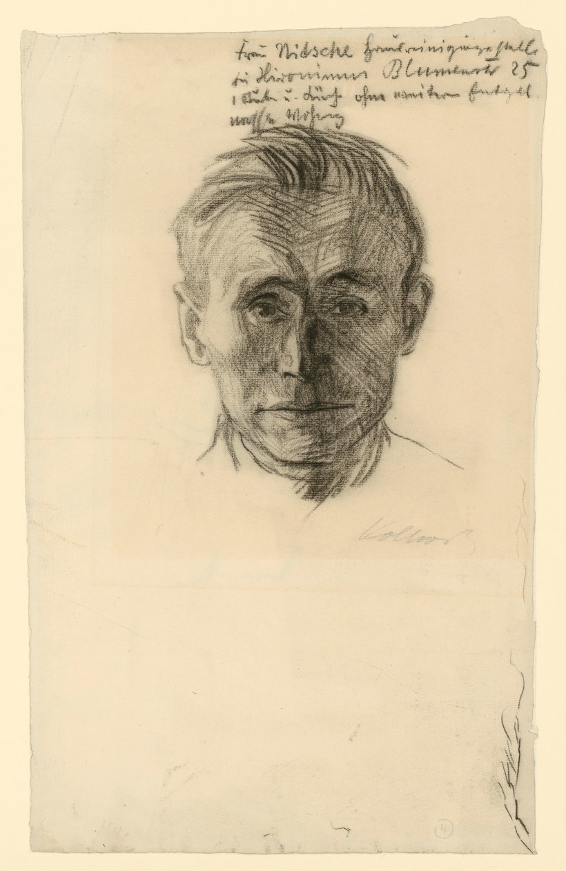 Fru Nitsche af Käthe Kollwitz
