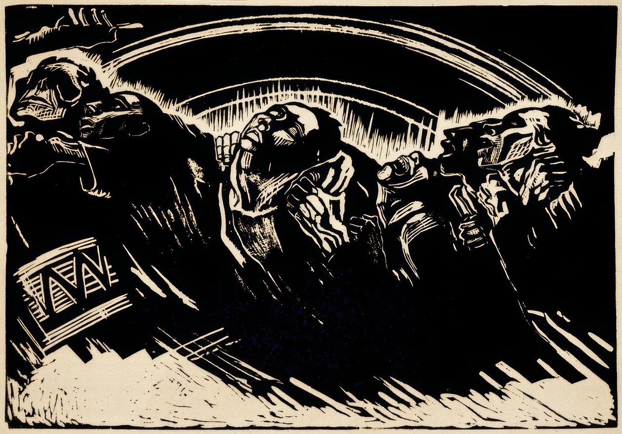 K.Kollwitz, De frivillige af Käthe Kollwitz