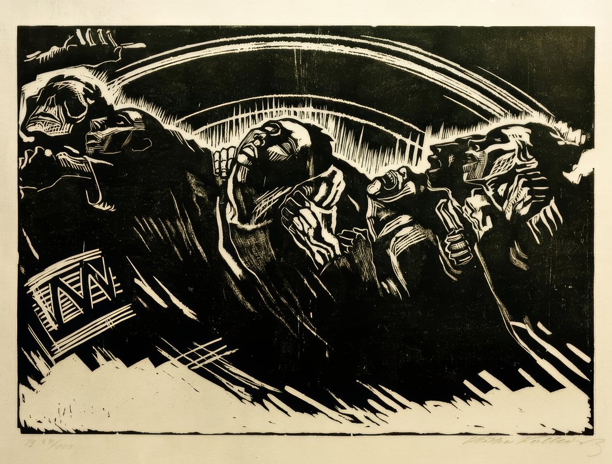 K. Kollwitz, De frivillige af Käthe Kollwitz