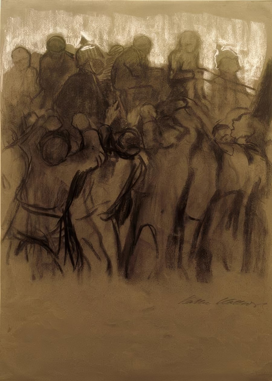 K. Kollwitz, razzia (kulstrejke) af Käthe Kollwitz
