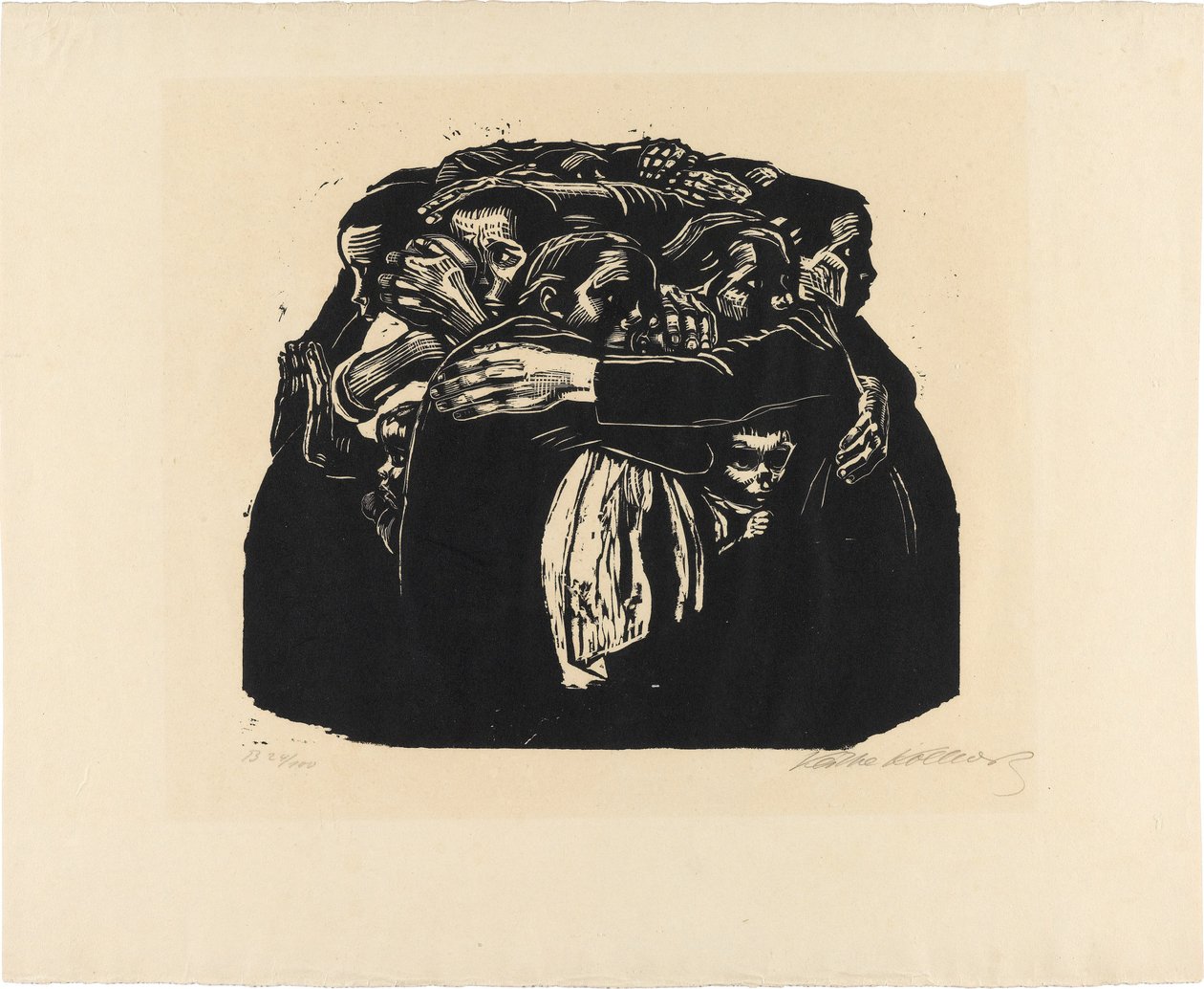 Krig, side 6: Mødrene af Käthe Kollwitz