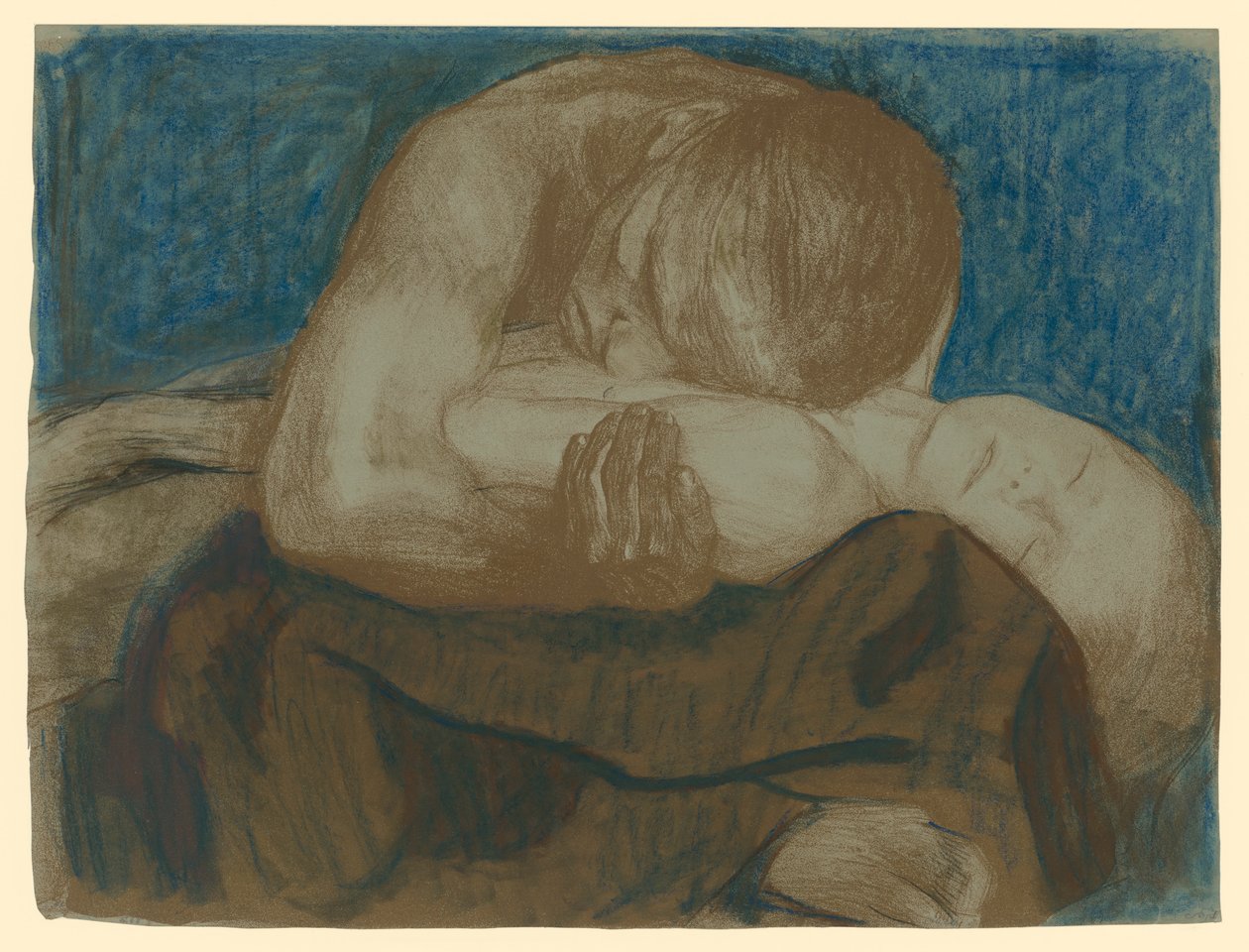 Pietà (1. tilstand, unikaeksemplar) af Käthe Kollwitz