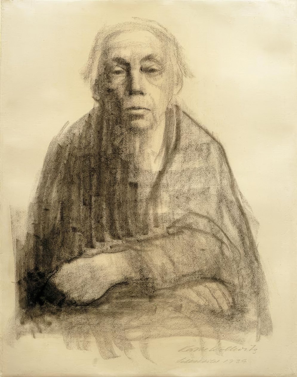Selvportræt af Käthe Kollwitz