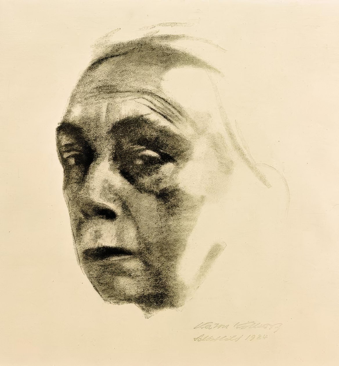 Selvportræt af Käthe Kollwitz