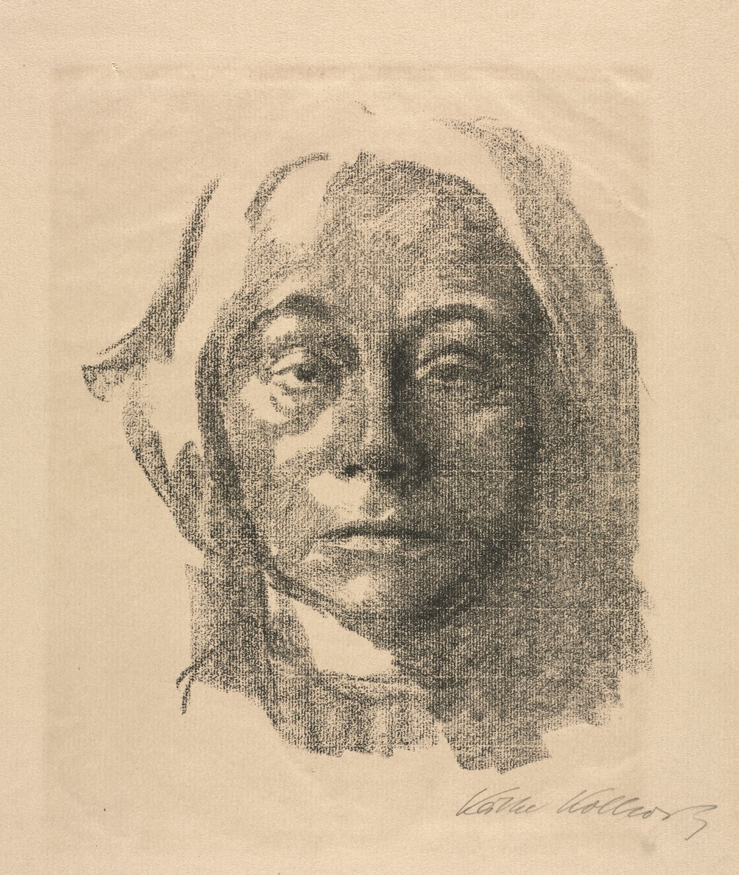 Selvportræt af Käthe Kollwitz