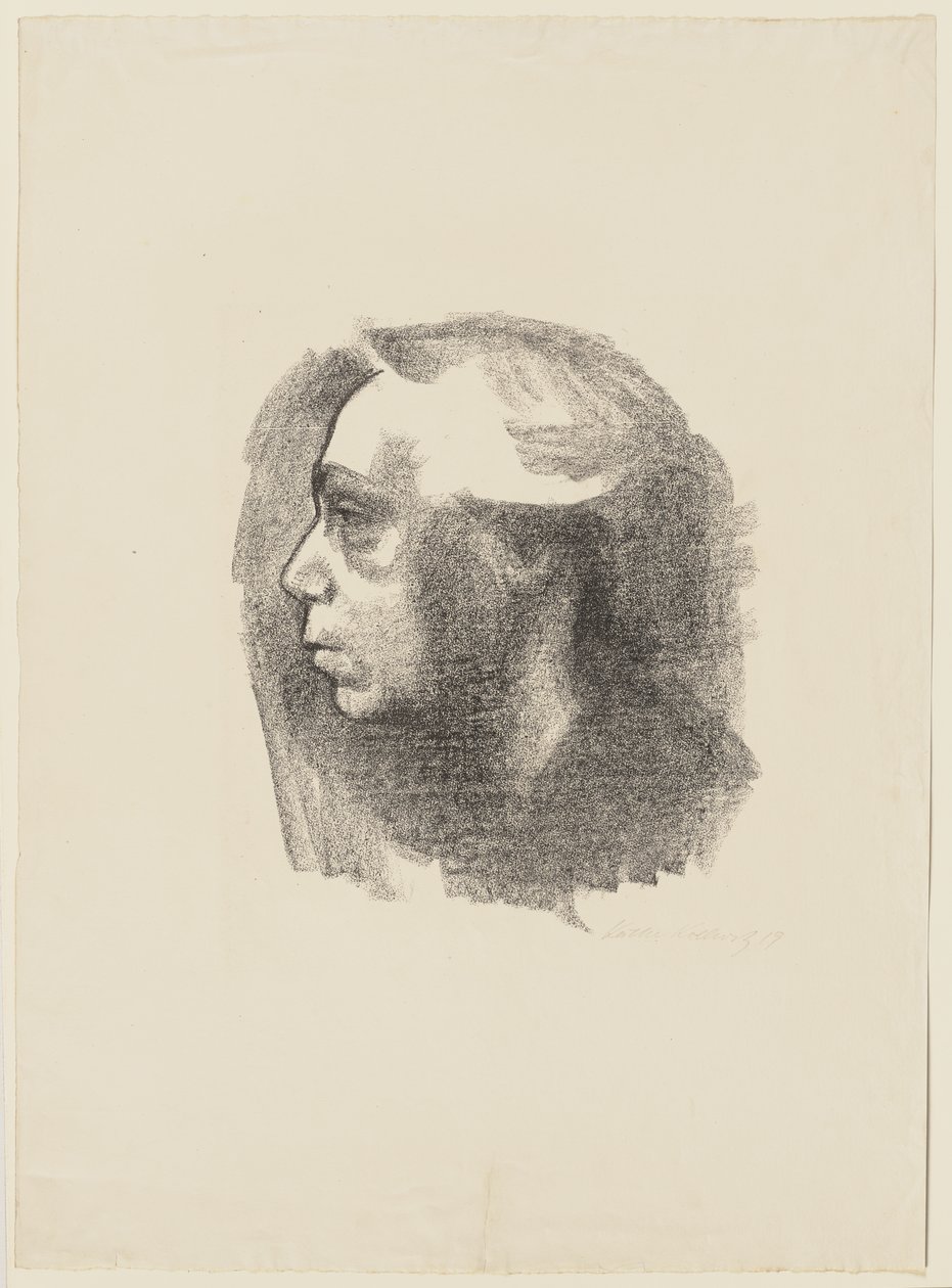 Selvportræt af Käthe Kollwitz