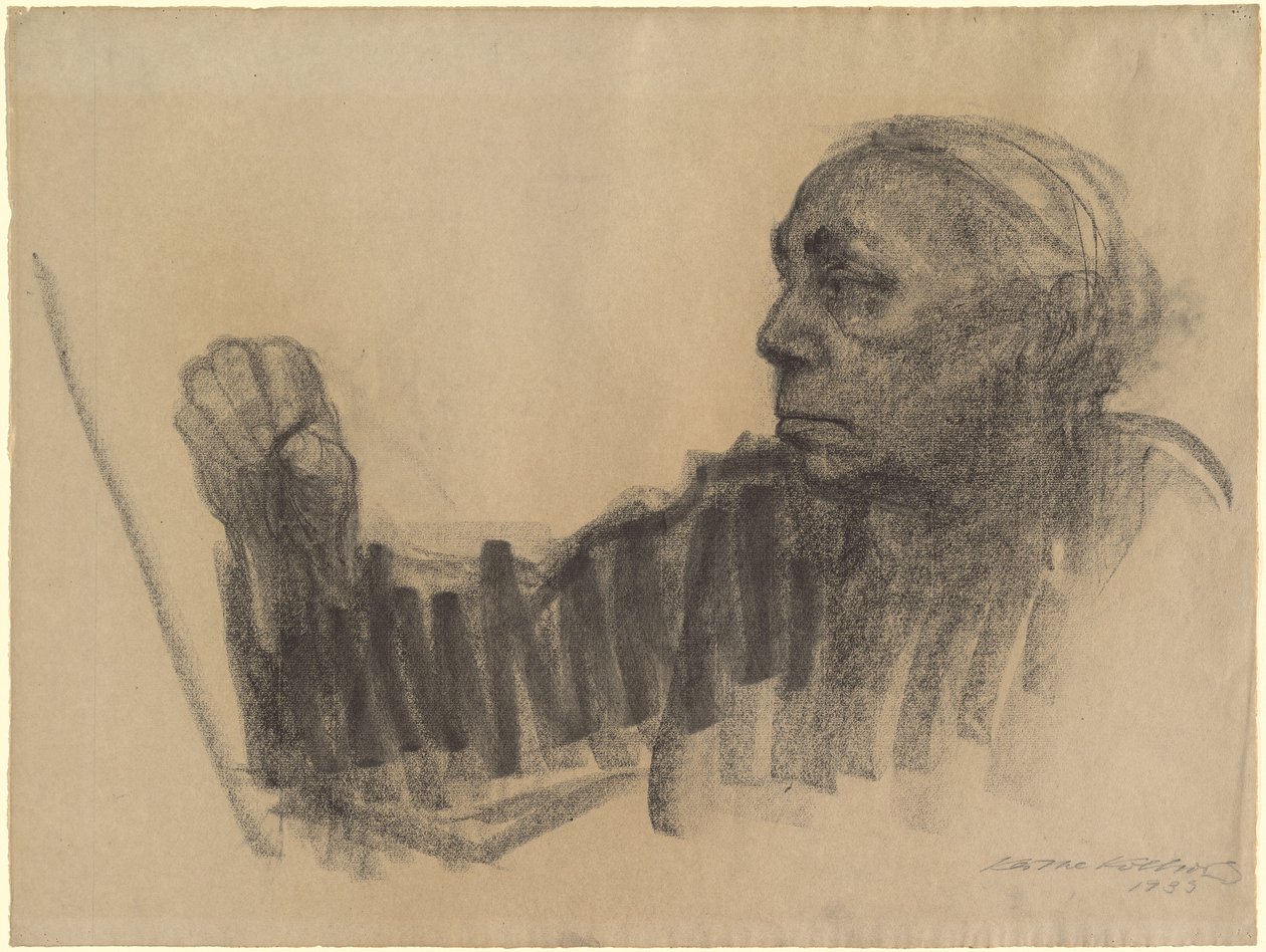Selvportræt af Käthe Kollwitz