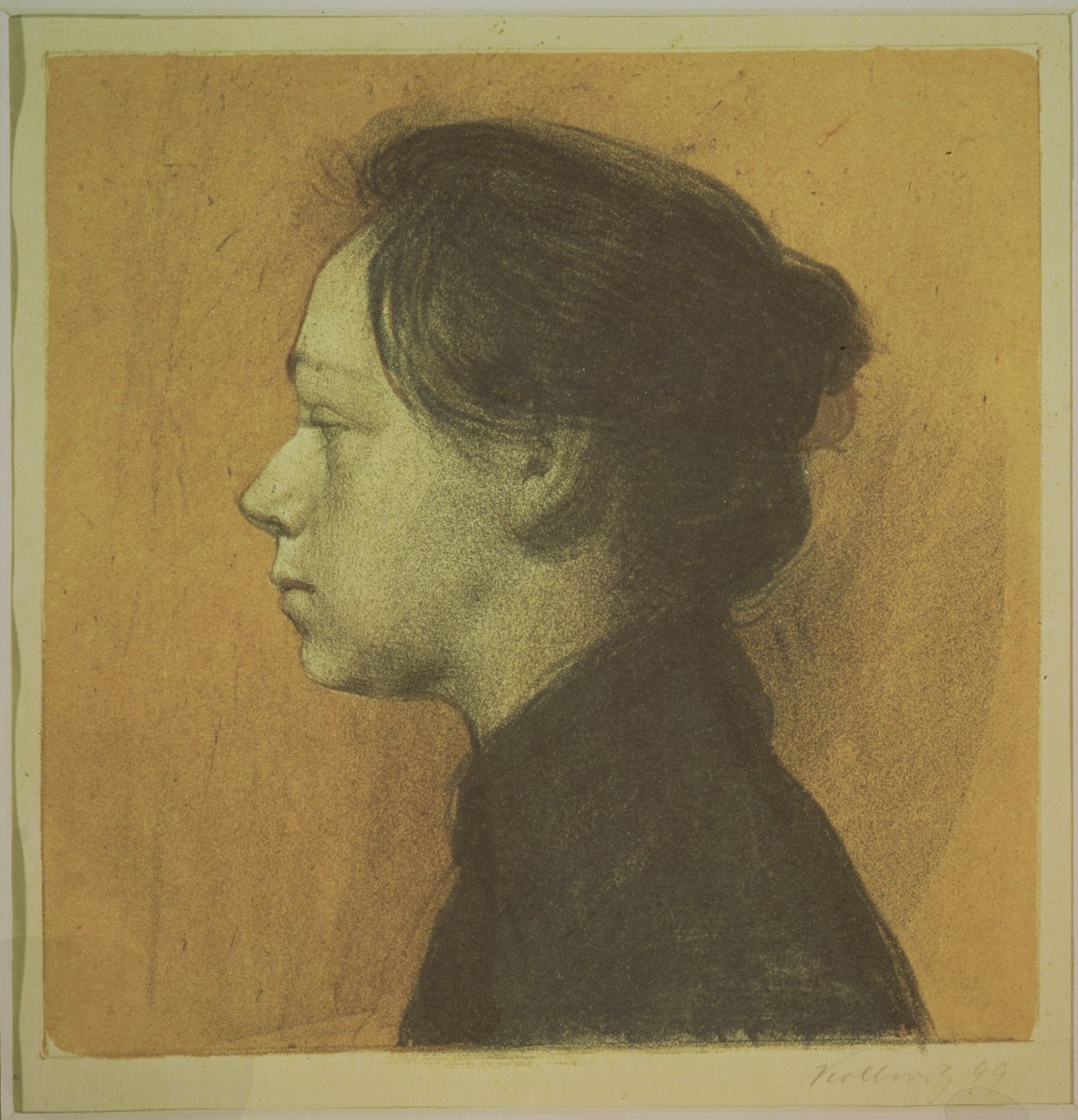 Selvportræt, 1899 af Käthe Kollwitz