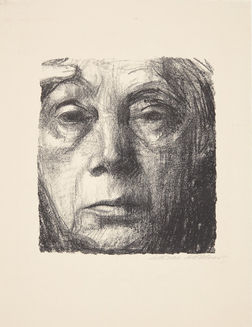 Selvportræt af Käthe Kollwitz