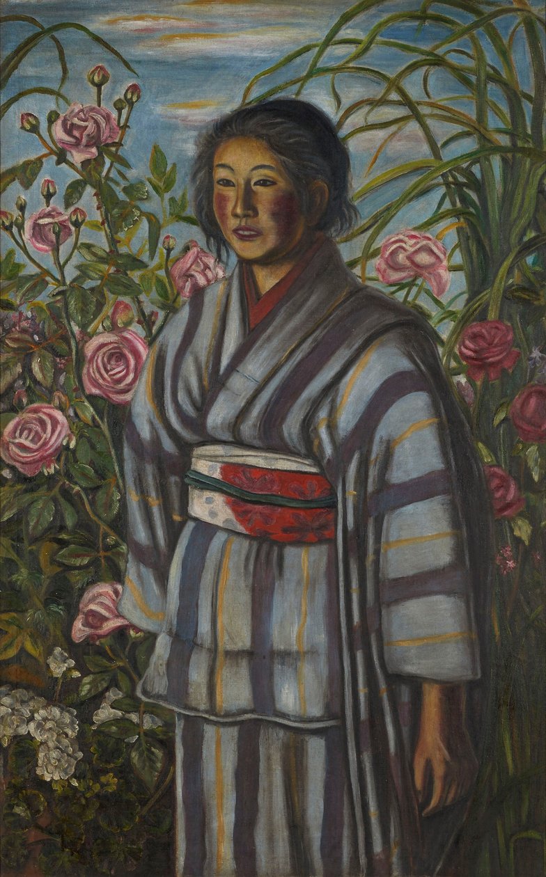 Roser og en pige af Kaita Murayama