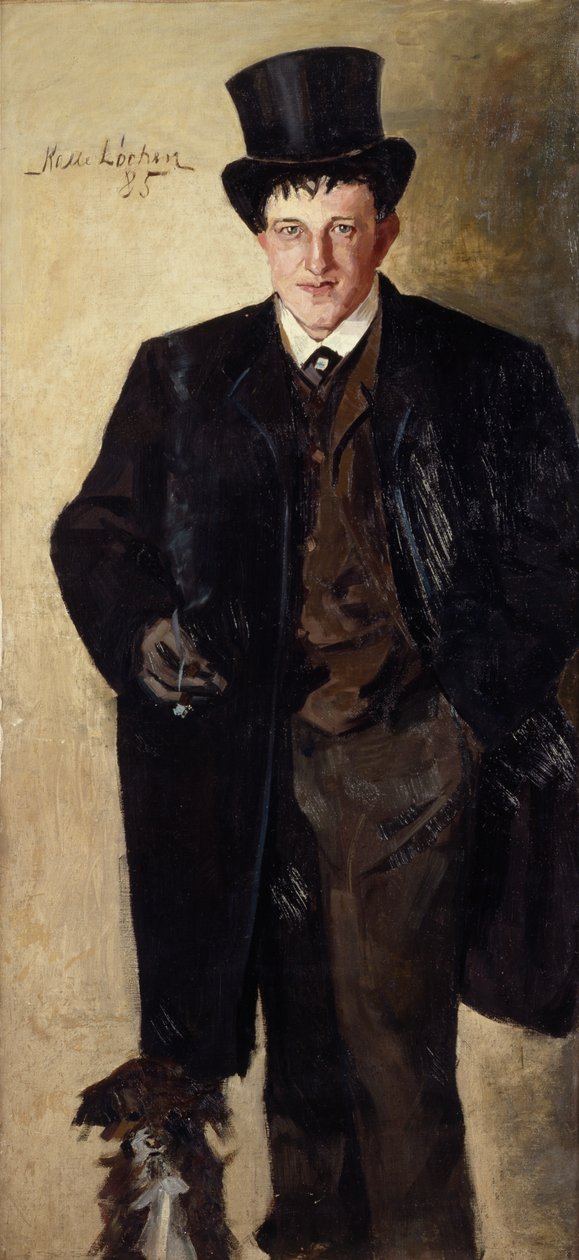Selvportræt af Kalle (1865 93) Lochen