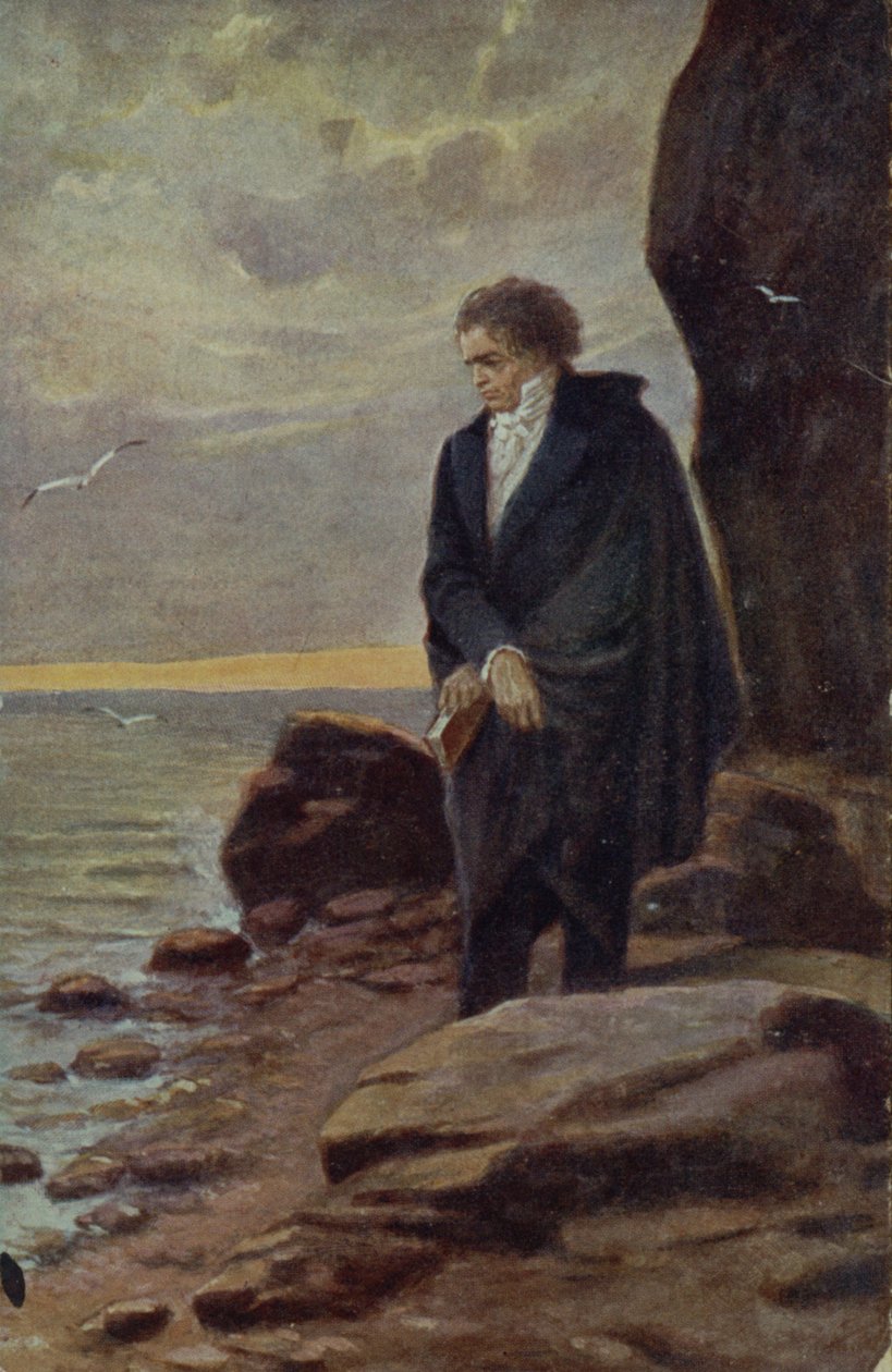 Beethoven ser på havet, 1918 af Kamil Vladislav Muttich