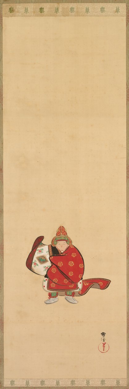 Bugaku danser af Kamisaka Sekka