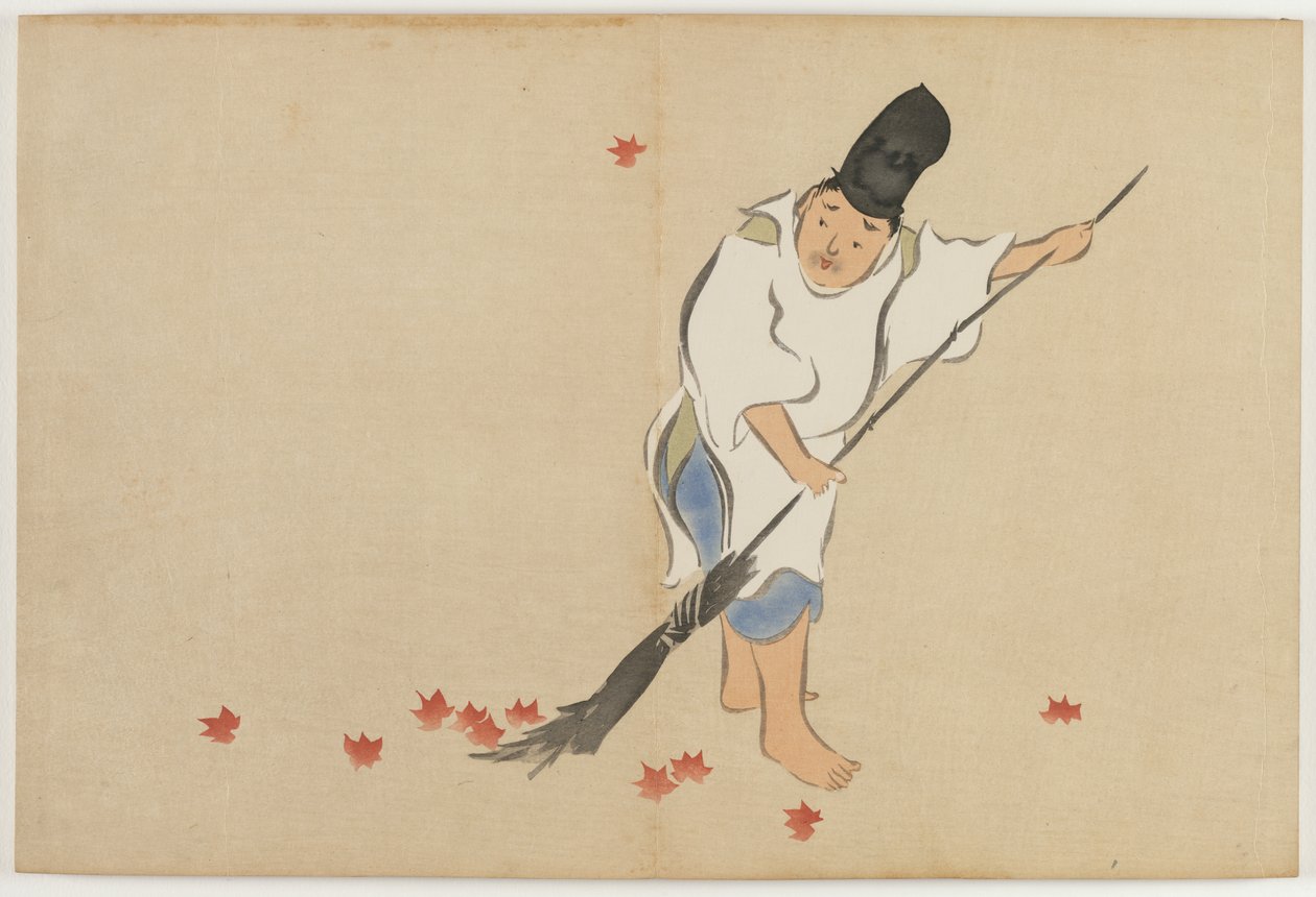 Flowers of a Hundred Worlds (Momoyogusa): Court Guard (Eishi) af Kamisaka Sekka