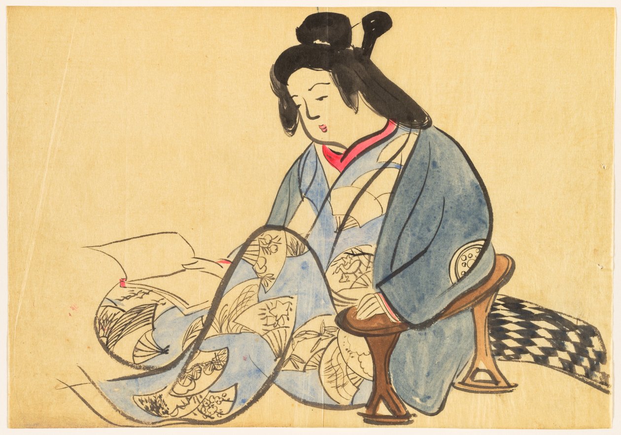 Blomster af hundrede verdener (Momoyogusa): Lediggang (Tsurezure) af Kamisaka Sekka