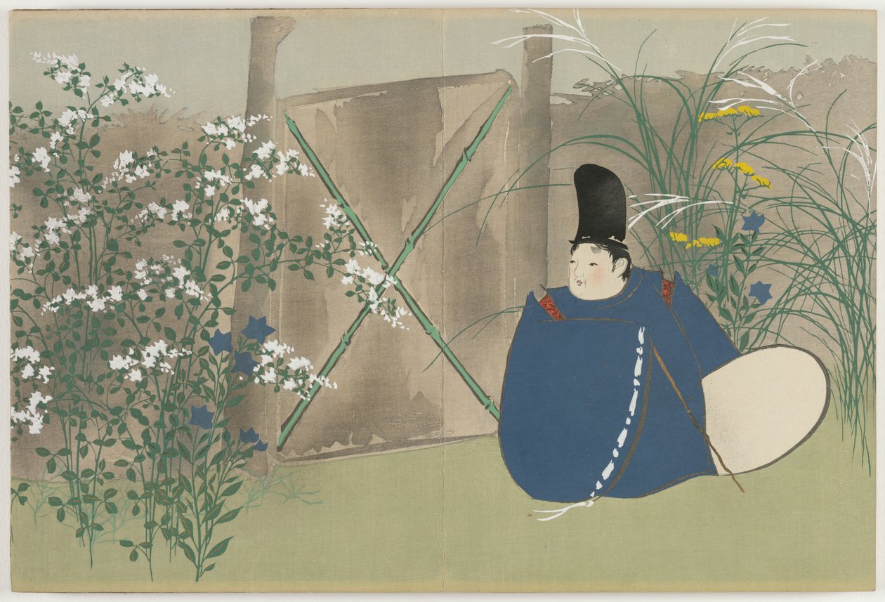 Blomster af hundrede verdener (Momoyogusa): Nakaguni (Nakagusa) af Kamisaka Sekka