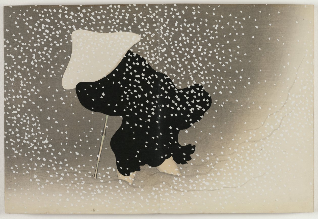 Flowers of a Hundred Worlds (Momoyogusa): Swirling Snow (Tomoe no yuki) af Kamisaka Sekka
