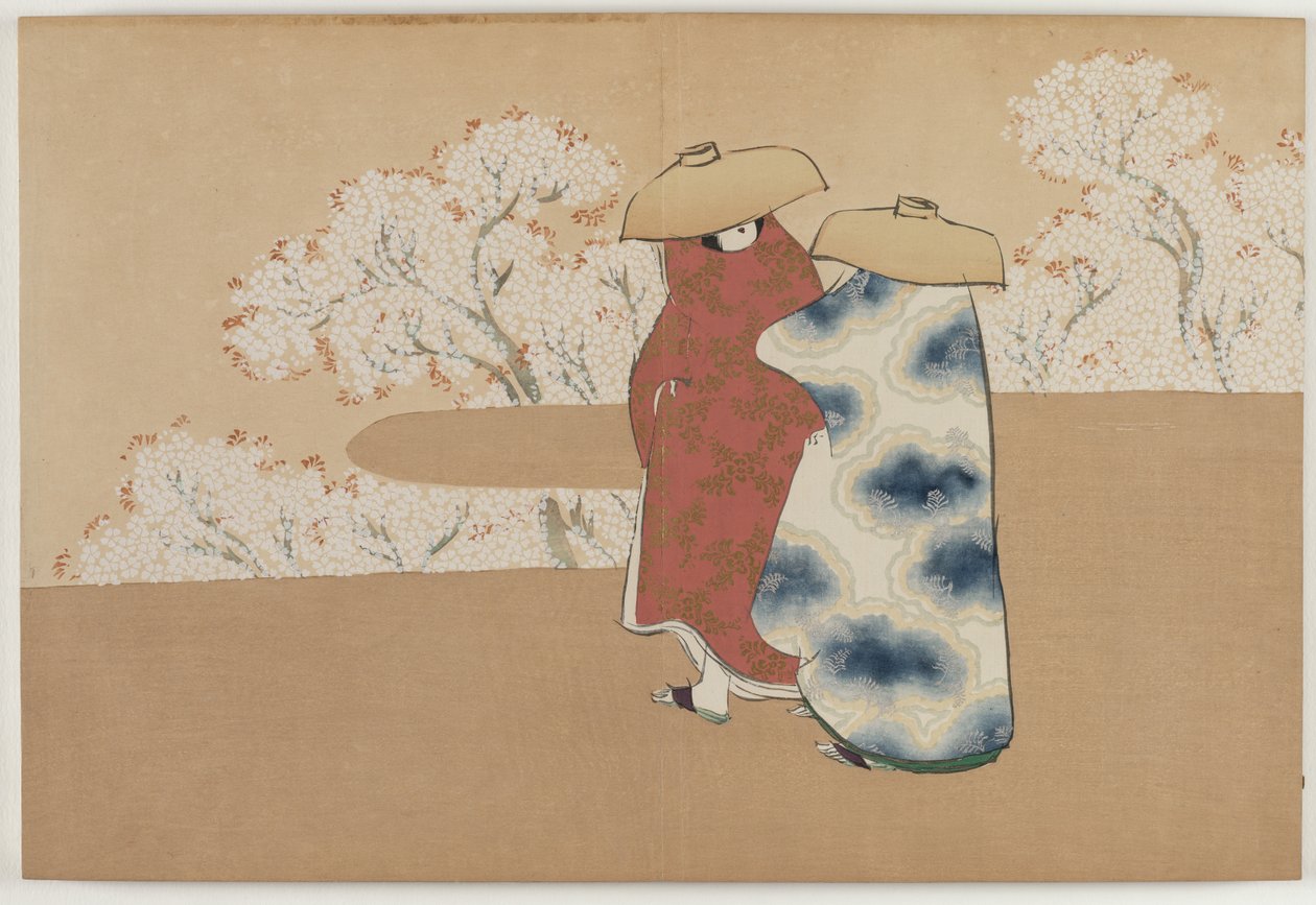 Flowers of a Hundred Worlds (Momoyogusa): Den tredje måned (Yayoi) af Kamisaka Sekka