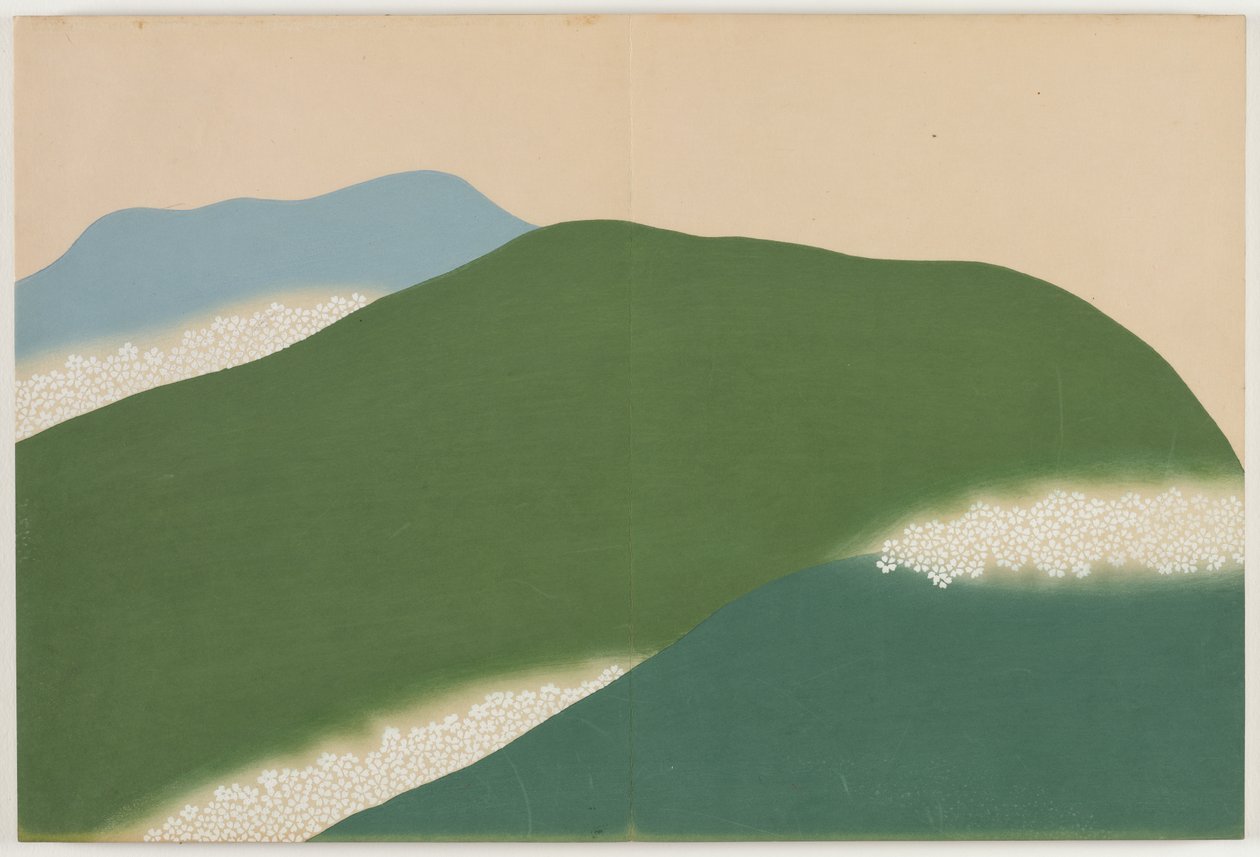 Flowers of a Hundred Worlds (Momoyogusa): Yoshino (Yoshino) af Kamisaka Sekka