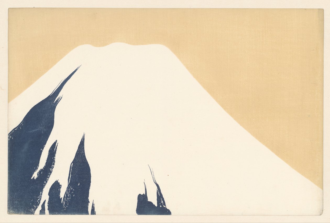Mount Fuji, 1909 (træbloktryk) af Kamisaka Sekka