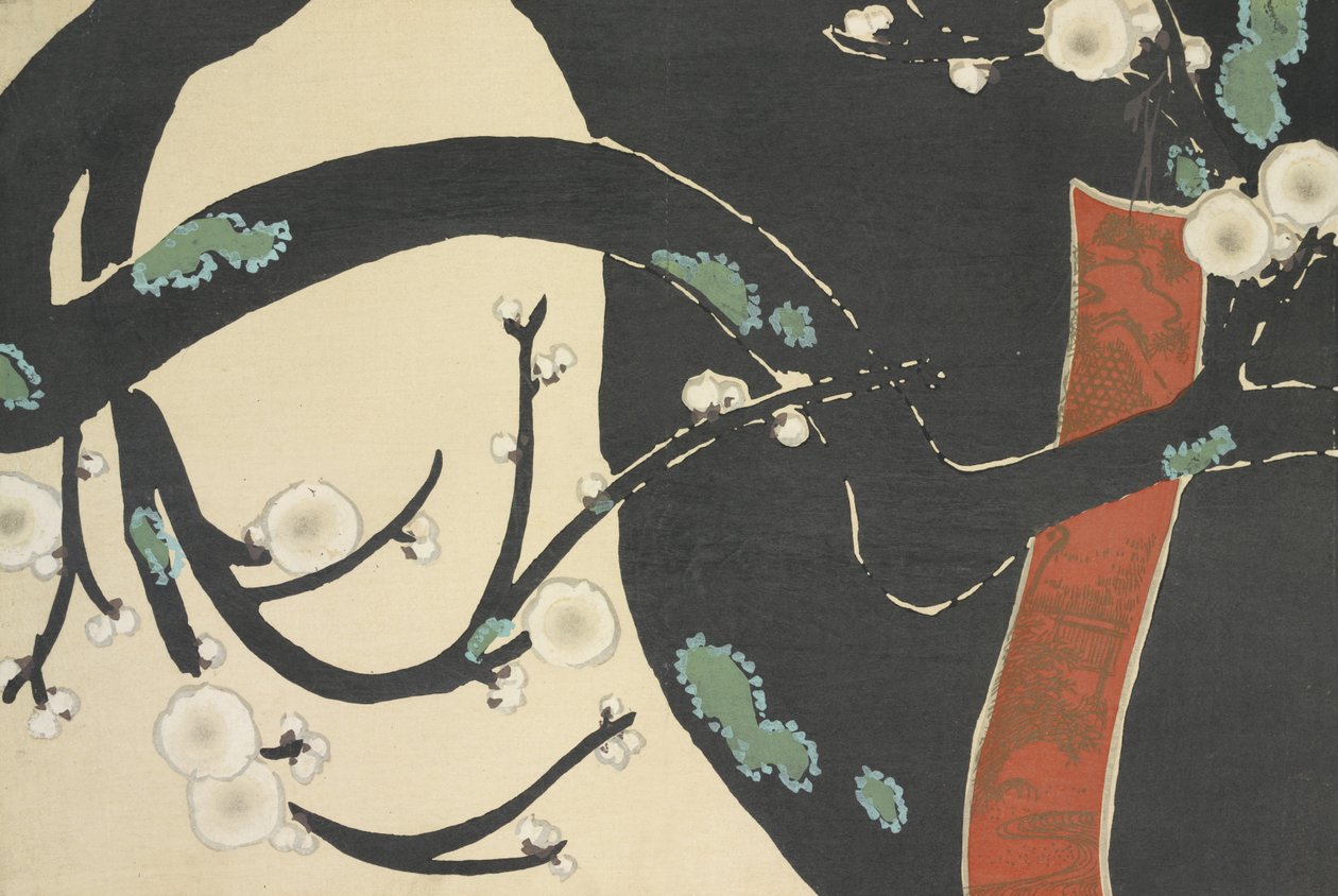 Ume, kun fra Momoyo af Kamisaka Sekka