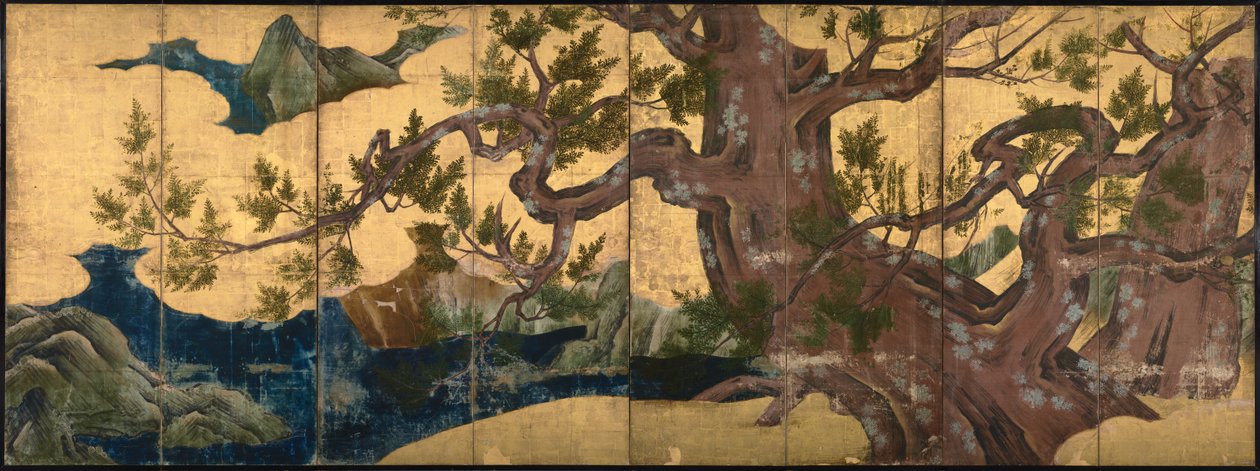 Cypress Tree af Kano Eitoku